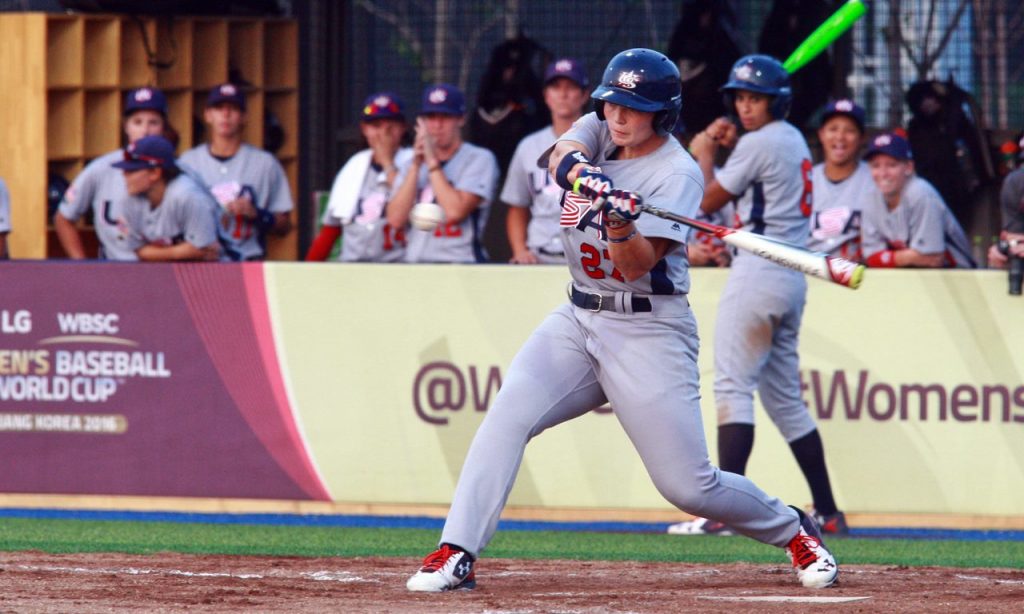 USA-v-NED-WBSC-Womens-Baseball-World-Cup