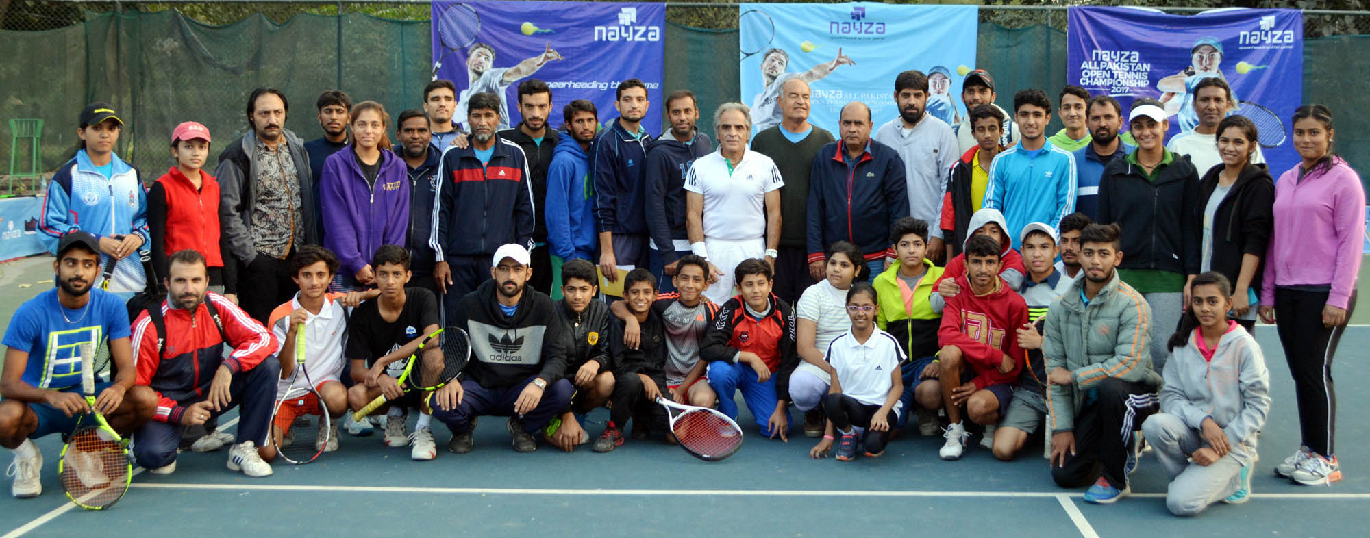 After rain effected first day, the Day 2 of the Nayza All Pakistan tennis Championship 2017, saw some action oriented tennis. 