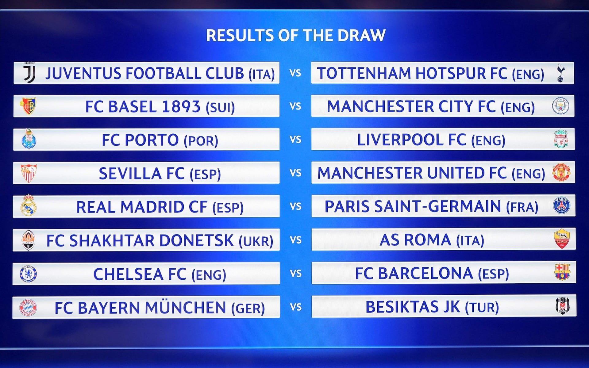 champions league drawing 2018