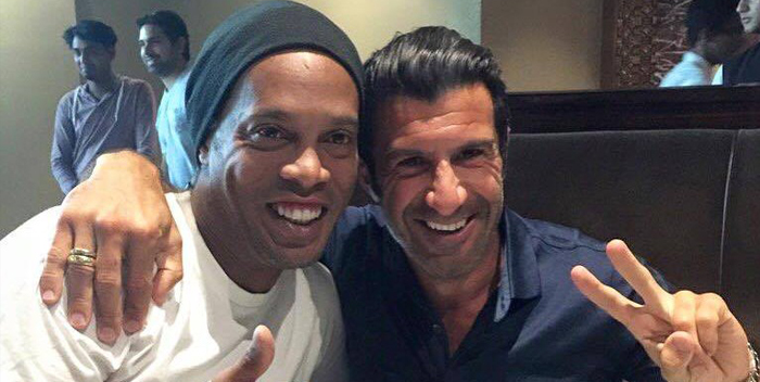 UEFA-UN Match for Disabled Children: Figo's team beats Ronaldinho's