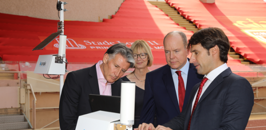 IAAF Air Quality: First Stadium Monitor Installed in Monaco