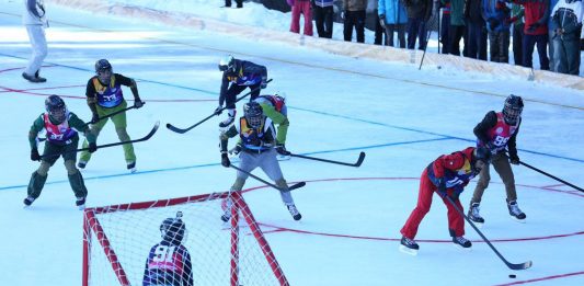 Pakistan First Ever Ice Hockey Match