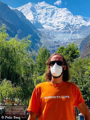 Felix Berg come to Pakistan for Mountaineering
