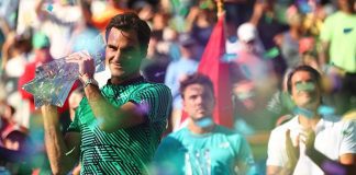 Federer wins the Indian Wells Title for Record 5th Time Federer beats Wawrinka to lift Indian Wells title for a record 5th time