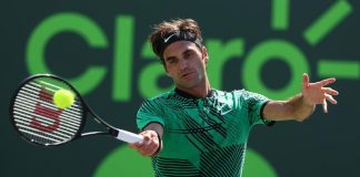 Miami Open Tennis : Federer Reaches The Quarterfinals Roger Federer vs Roberto Bautista-Agut