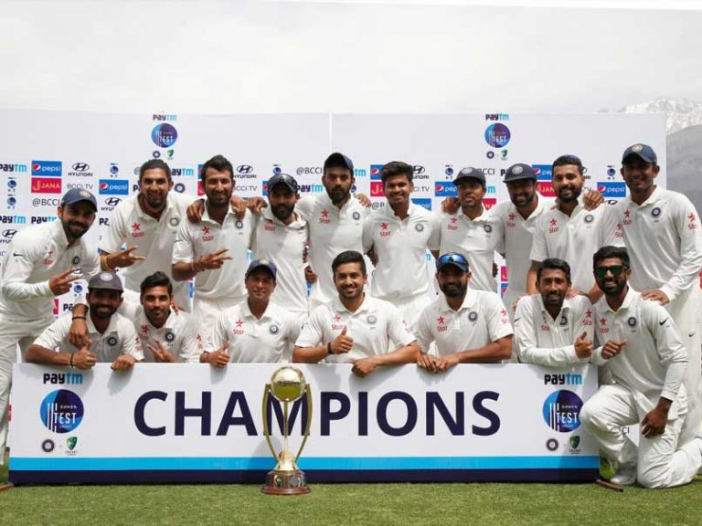 India vs Australia Series ’17: India Win 4th Test & Series 2-1