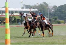 National Open Polo C’ship For Quaid-e-Azam Gold Cup 2017 Barry's vs Mater Paints/Newage in the Bank Alfalah National Polo Championhip at LPC