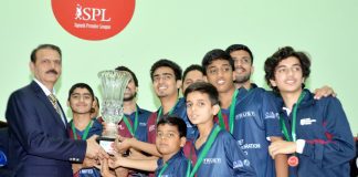 1st FMC Squash Premier League won by Treet Falcons