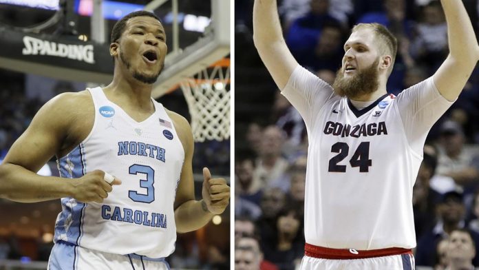 Gonzaga to face North Carolina in the NCAA final Gonzaga to face North Carolina in the NCAA final