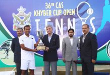 36th CAS Khyber Cup Tennis Championship: Aqeel Khan wins
