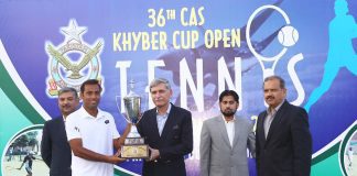 36th CAS Khyber Cup Tennis Championship: Aqeel Khan wins