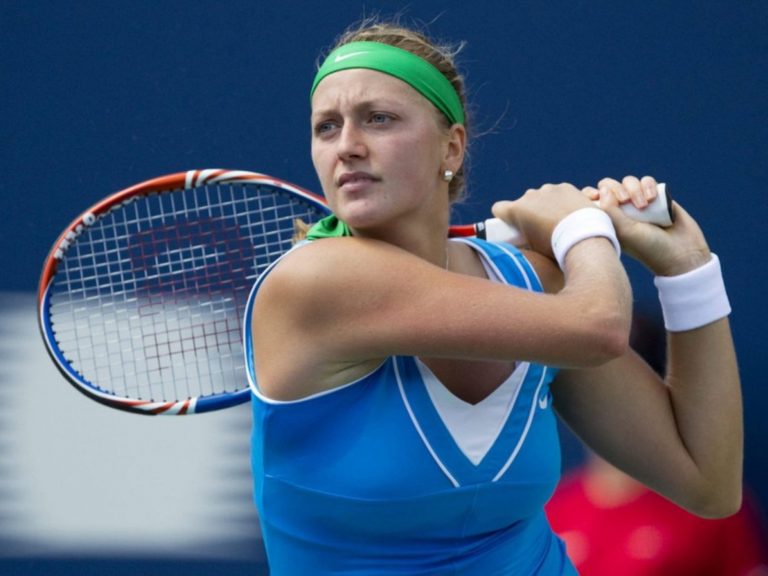 Petra Kvitova is back on court after five months post injury rest