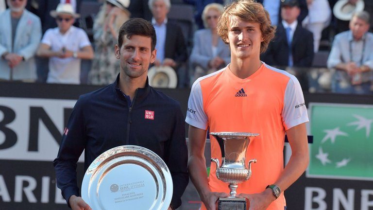 Italian Open final: Zverev defeats Djokovic