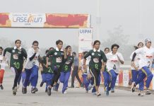 Laser-Run Competition: Wali Rehman & Samra excel Laser-Run Competition