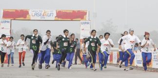 Laser-Run Competition: Wali Rehman & Samra excel Laser-Run Competition