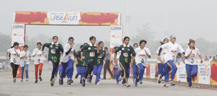 Laser-Run Competition