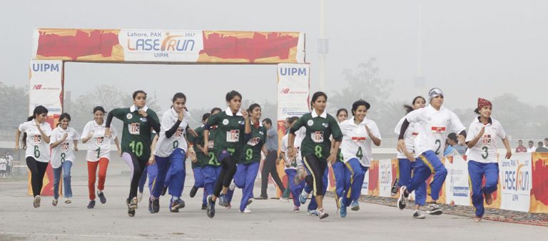 Laser-Run Competition