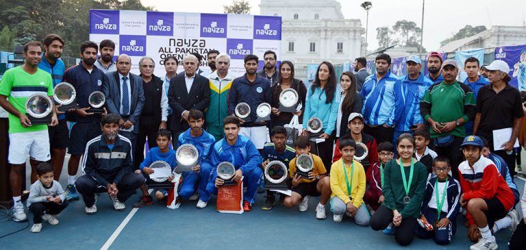 Nayza All-Pakistan National Tennis C’ship 2017: Aqeel & Ushna win the single Titles