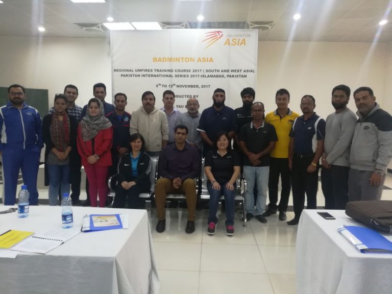 Badminton: Asia Regional Umpires Training Course held in Pakistan