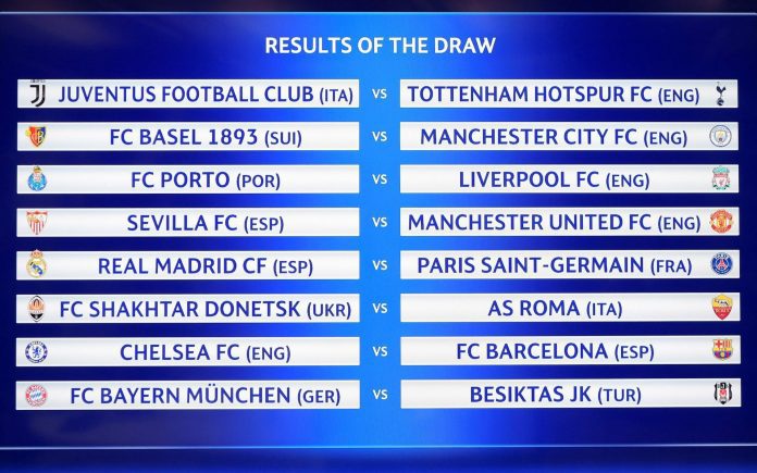 CL Draw RO16