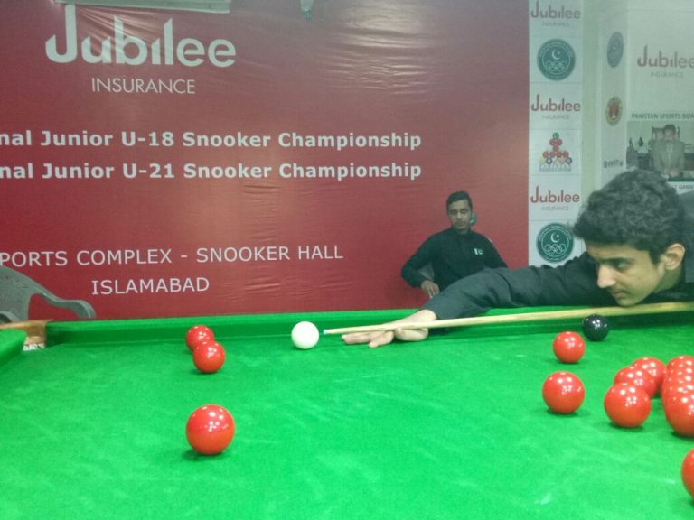 3rd National Junior U-18 Snooker C’ship 2018: Mudassir & Umer to play the Final