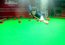 10th National Junior U-21 Snooker C’ship 2018: Day 3 – 12 Players move into Pre- Quarter-finals