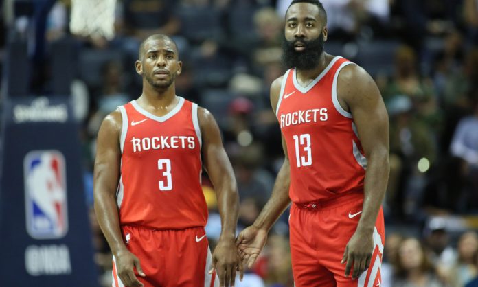 NBA: Preseason-Houston Rockets at Memphis Grizzlies James Harden