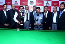2nd National Masters (+40)Snooker C’ship 2018: Imran Shehzad remains the Champion