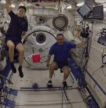 Badminton in Space Station: The first ever Match takes place Badminton played on the International Space Station