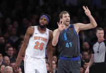 Basketball – NBA: Dirk Nowitzki, Luka Doncic Aid Mavericks Overcome Knicks Dirk Nowitzki