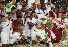 Football – AFC Asian Cup Final: Stunning Bicycle Kick From Qatar’s Almoez Ali Disrupts Japan Asian Cup