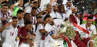 Football – AFC Asian Cup Final: Stunning Bicycle Kick From Qatar’s Almoez Ali Disrupts Japan Asian Cup