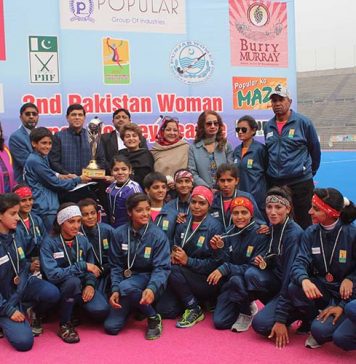 2nd Women Hockey Super League: Lahore Lions retain the title Victorious Lahore Lions with Trophy & Medals