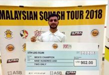 Malaysian Tour V 2018: Tayyab Aslam wins the title cap