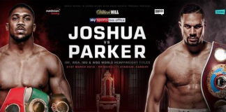 WBA Super World Heavyweight C’ship Fight: Joshua vs Parker Joshua vs Parker