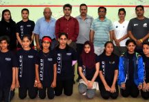 1st CM Punjab National Women Squash C’ship 2018: Day 1