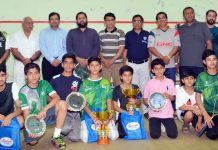 1st Punjab National Junior Squash C’ship-2018: Tayyab, Usman, Abdullah win Titles