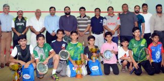 1st Punjab National Junior Squash C’ship-2018: Tayyab, Usman, Abdullah win Titles