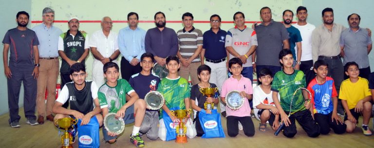 1st Punjab National Junior Squash C’ship-2018: Tayyab, Usman, Abdullah win Titles