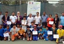 Inter School & Inter College Tennis Tournament: Bilal wins Triple Crown