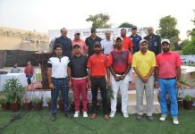 Prize Winners of Nabi Yousaf Memorial Open Golf Championship with Wasim Akram Nabi Yousaf