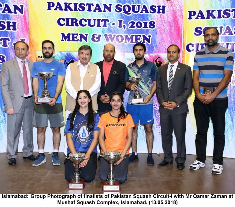 PSA World Tour – Pakistan Squash Circuit-1: Farhan and Faiza lift the Titles