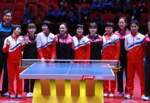 2018 World Team Table Tennis C’ships: “United Korea” Team to Participate