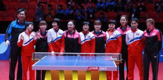 2018 World Team Table Tennis C’ships: “United Korea” Team to Participate