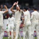 Broad celebrates after taking Azhar Ali’s wicket