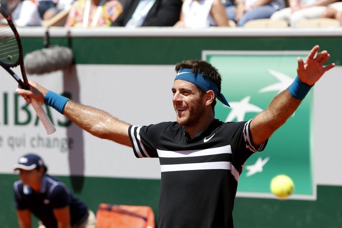 Juan Martin del Potro French Open 2018