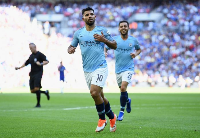 Segio Aguero FA Community Shield