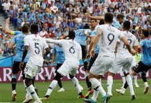Breaking; Uruguay Vs France – 1st Half: Whose Leading……? FIFA World Cup 2018