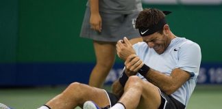 Tennis-Rogers Cup 2018: Juan Martin Injured Juan Martin Del Potro