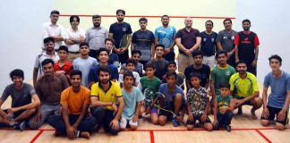 3rd Punjab National Senior Squash Championship ’18: Day 3 – 1st Main Round Punjab National Senior Squash Championship